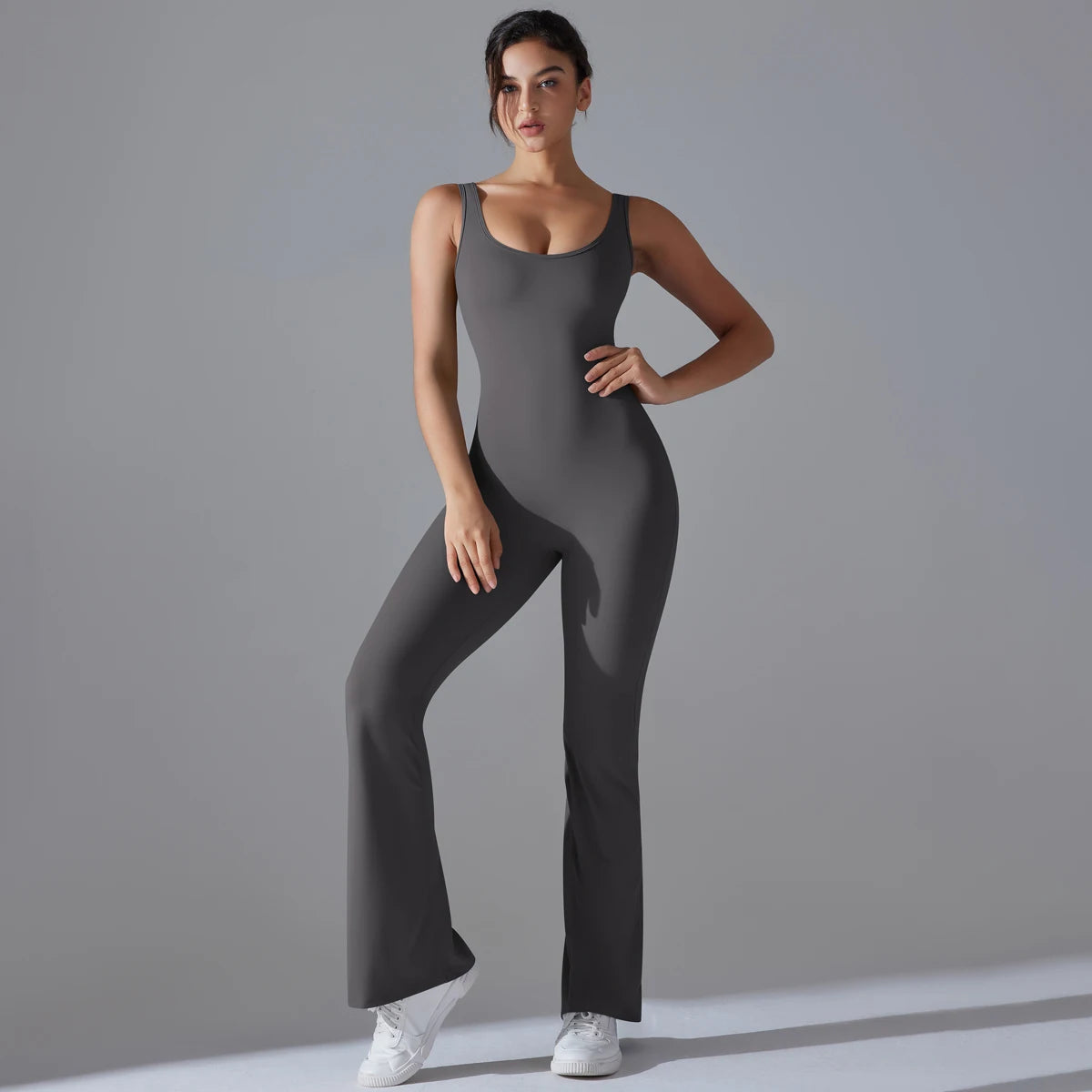 V Back Jumpsuit Gym Set Women Training Yoga Suit Sportswear Sports Fitness Rompers Stretch Workout Bodysuits The Clothing Company Sydney