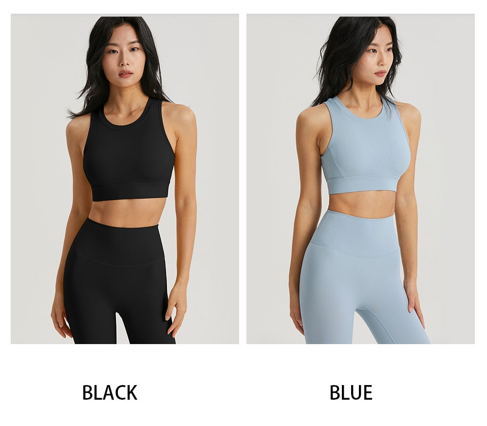 Women's Sportswear Yoga Set 2 Piece Gym Outfits Fitness Hollow Out Sports Bra and Leggings Suit Workout Clothes for Women Yoga Set The Clothing Company Sydney