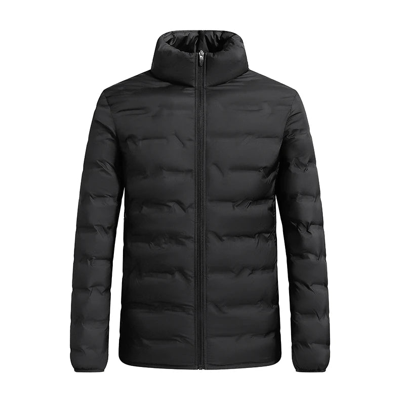 Men’s White Duck Down Winter Jacket – Waterproof Hooded Puffer Coat, Thick & Windproof Parka The Clothing Company Sydney