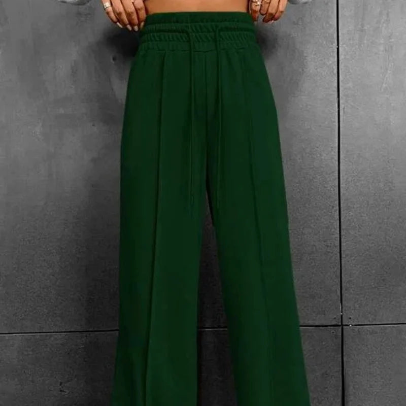 Women's Sports pants straight tube loose fitting pants wide leg pants outdoor dance casual pants The Clothing Company Sydney