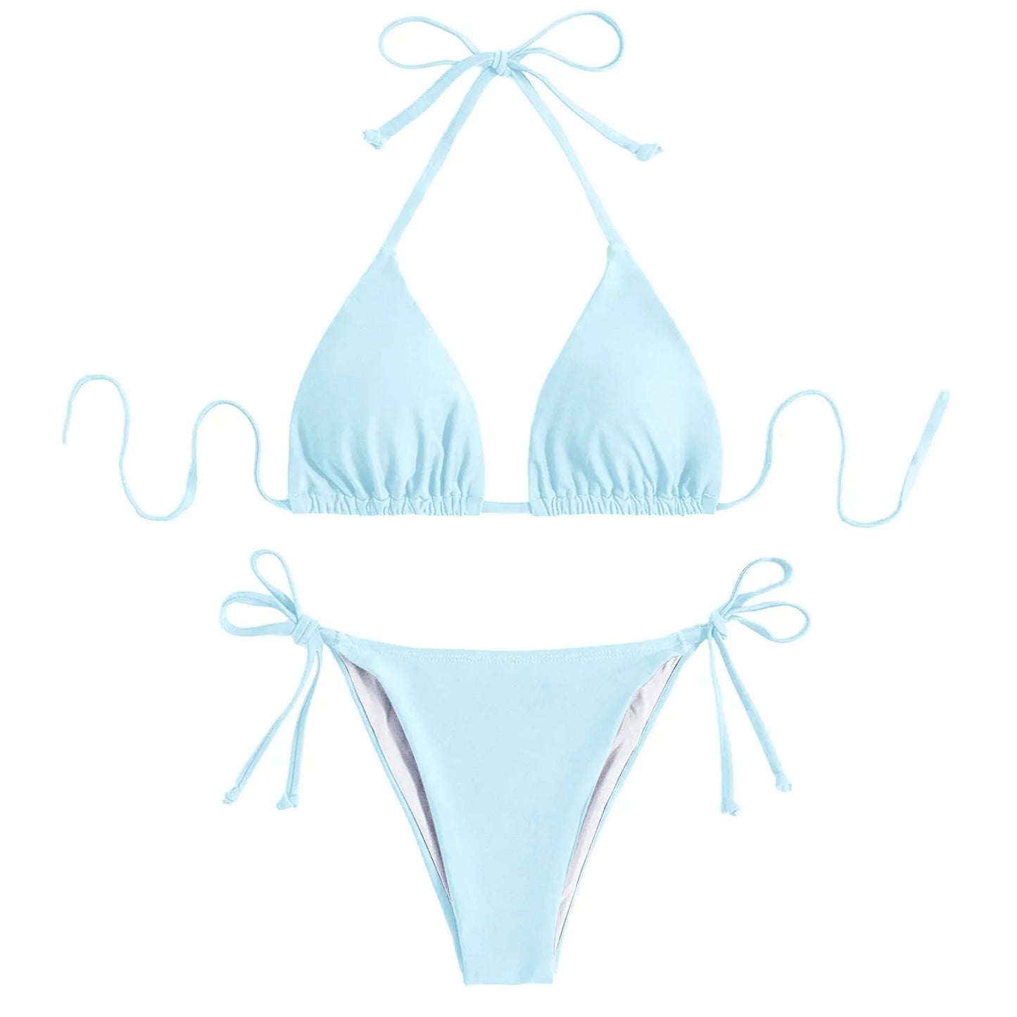 2 Piece Bikini Swimsuit Brazilian Pink Bikini Bather Bathing Suit For Women Triangle Top Thongs Swimsuits The Clothing Company Sydney