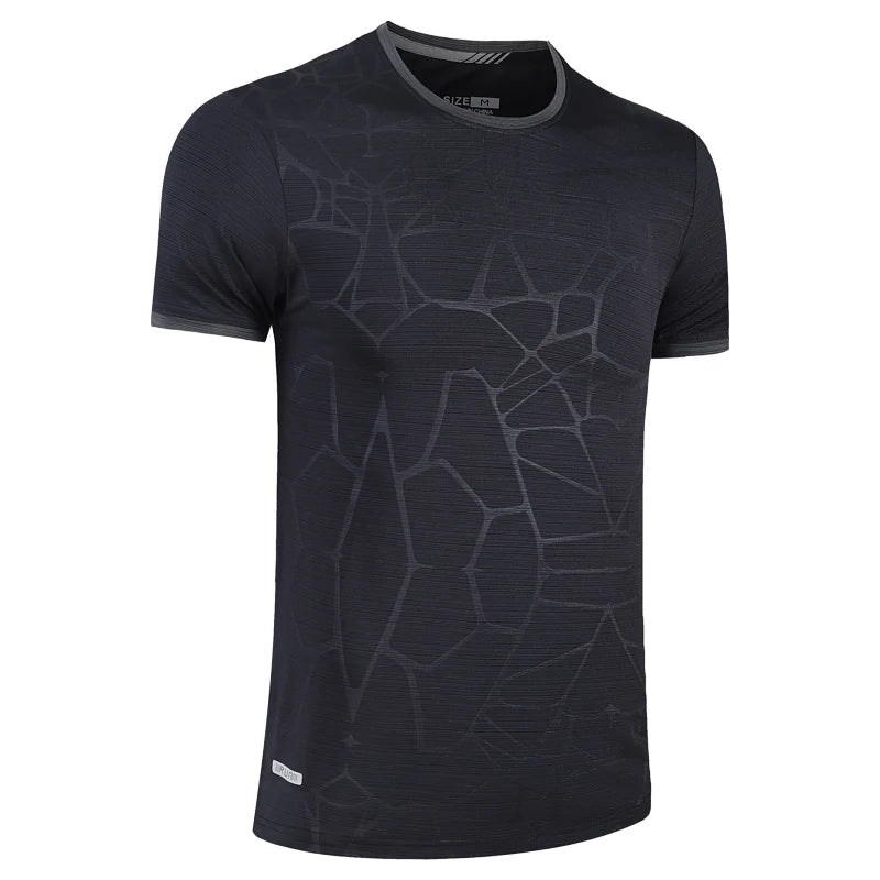 Breathable Print Shirts Running Sport Fashion Training Gym Lightweight Workout Quick Dry Short Sleeve Tops The Clothing Company Sydney
