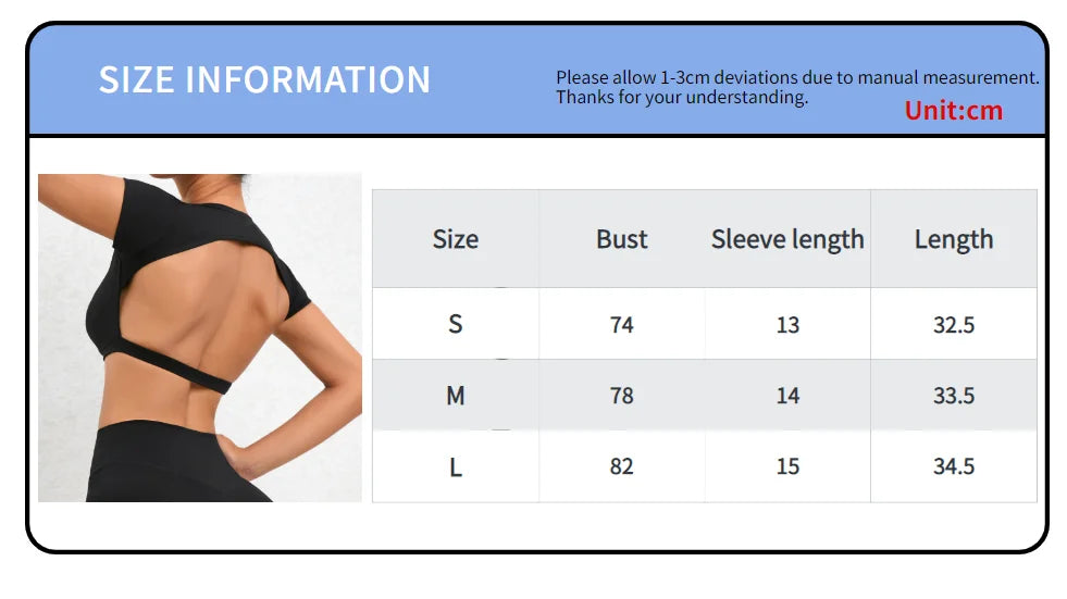Hollow Crop Top Short Sleeve Yoga Shirt Women's Fitness Workout Tops Gym Clothes Sportswear Running T-shirts The Clothing Company Sydney
