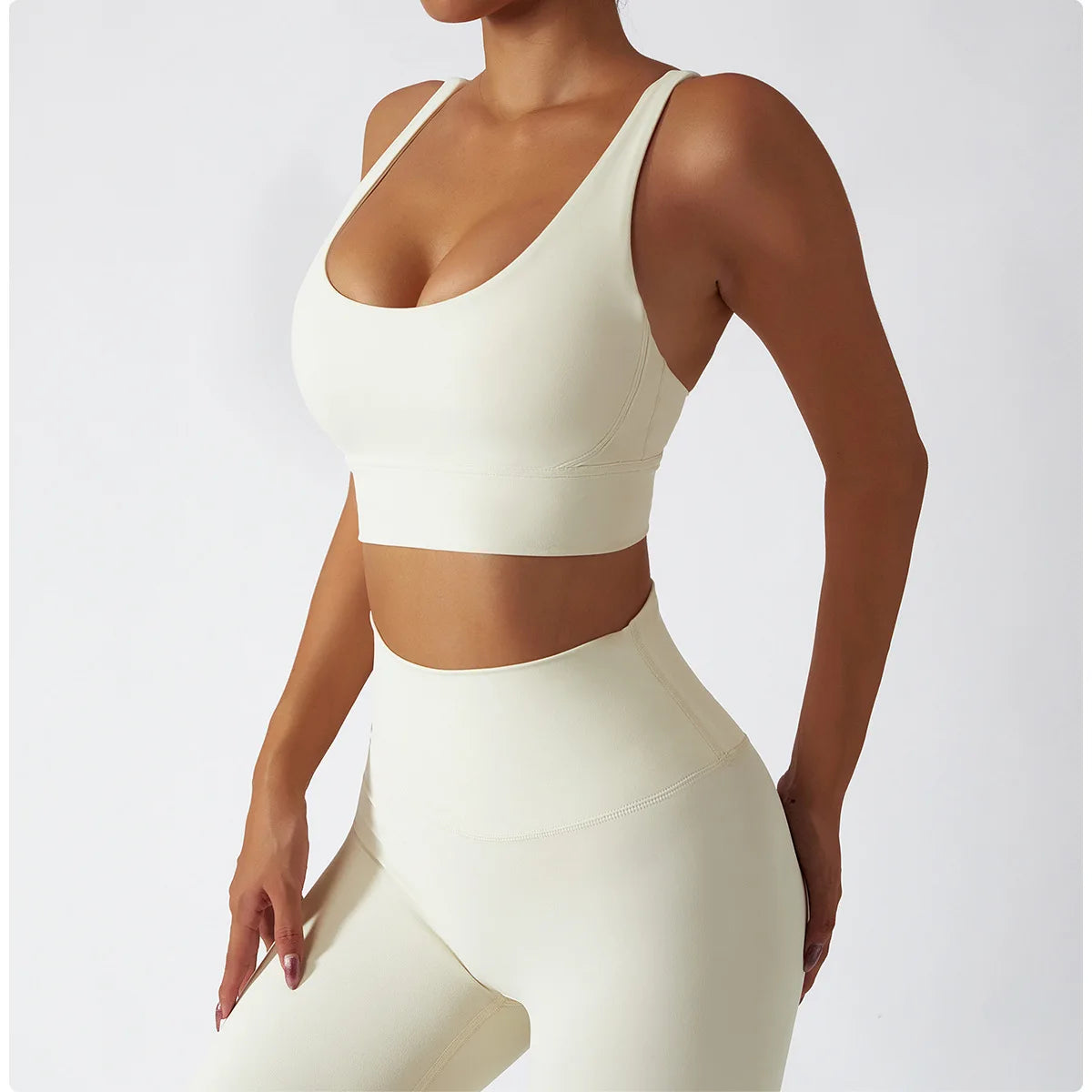 Women's Sports Set Yoga Clothing Gym High Waist Running Pants Sport Bra Suit for Fitness Sportswear Workout 2 Piece Matching Set The Clothing Company Sydney