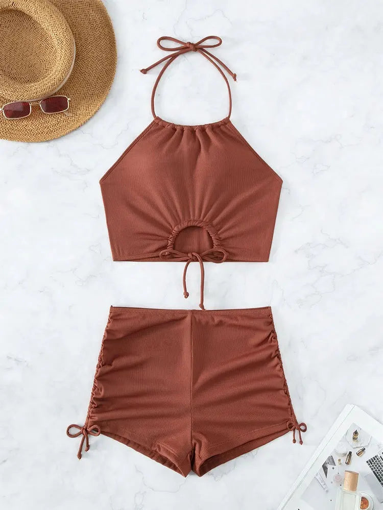 Summer Black Swimsuits Tankini Sets Swimwear Sports Beach Wear Two-Piece Bathing Suits Pool Women's Swimming Suits The Clothing Company Sydney