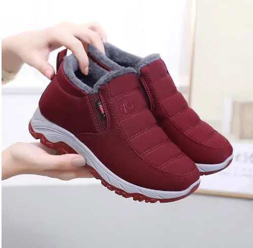 Unisex Winter Plush Snow Slip On Boots The Clothing Company Sydney