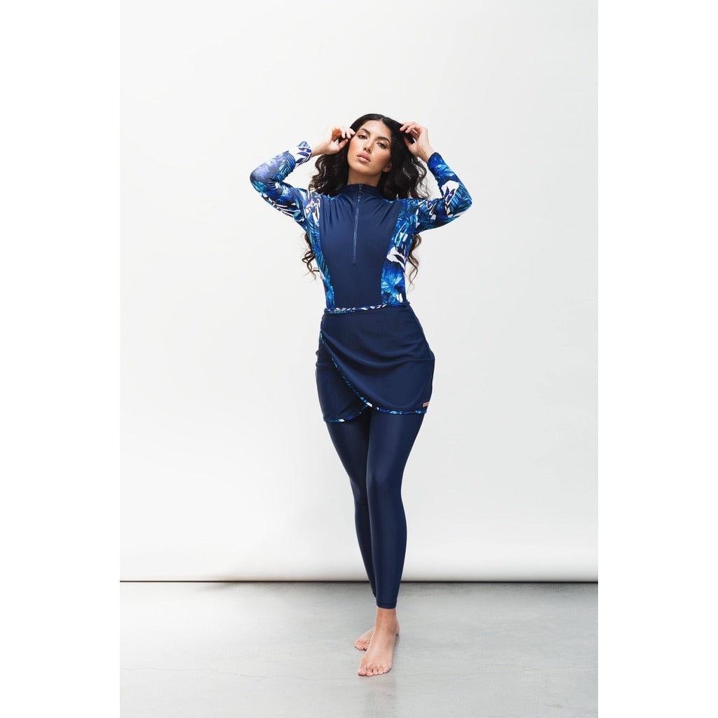 Women's Swimwear Long Sleeve Sport Swimsuit 3PCS Nylon Full Body ConservativeSwimming Suit The Clothing Company Sydney