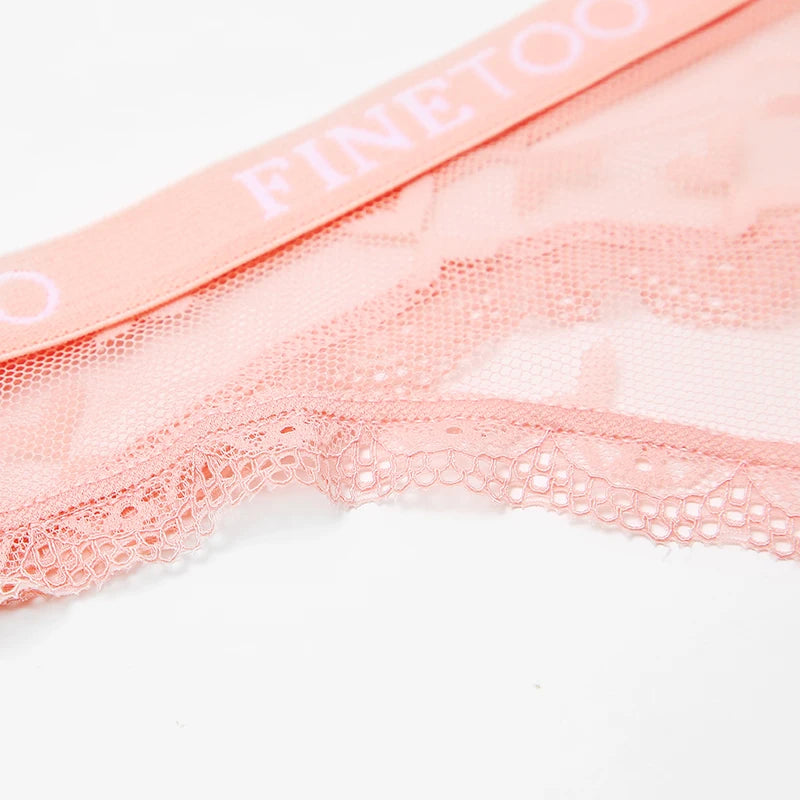 3 Pack Thong Lace Panties Thong Low Waist Underwear G String Underpants Lingerie Set - The Clothing Company Sydney