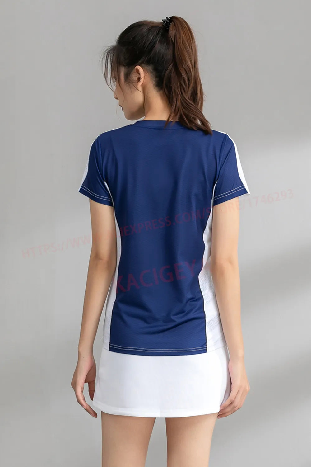 Exercise Training T  Women V Neck Badminton 3D Short Sleeves Summer Running Table Tennis Volleyball Team Yoga Shirts The Clothing Company Sydney