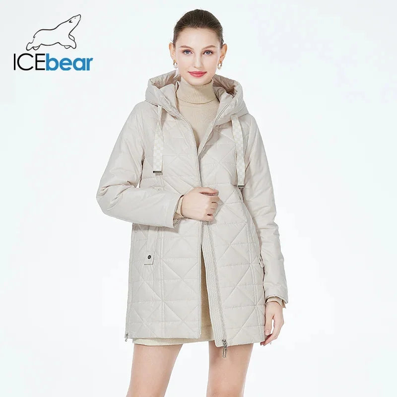 Women's Padded Coat Autumn Mid-Length Loose Parka Light Cotton Quilted Jacket - The Clothing Company Sydney