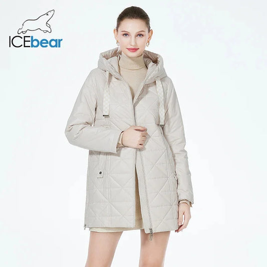 Women's Padded Coat Autumn Mid-Length Loose Parka Light Cotton Quilted Jacket - The Clothing Company Sydney