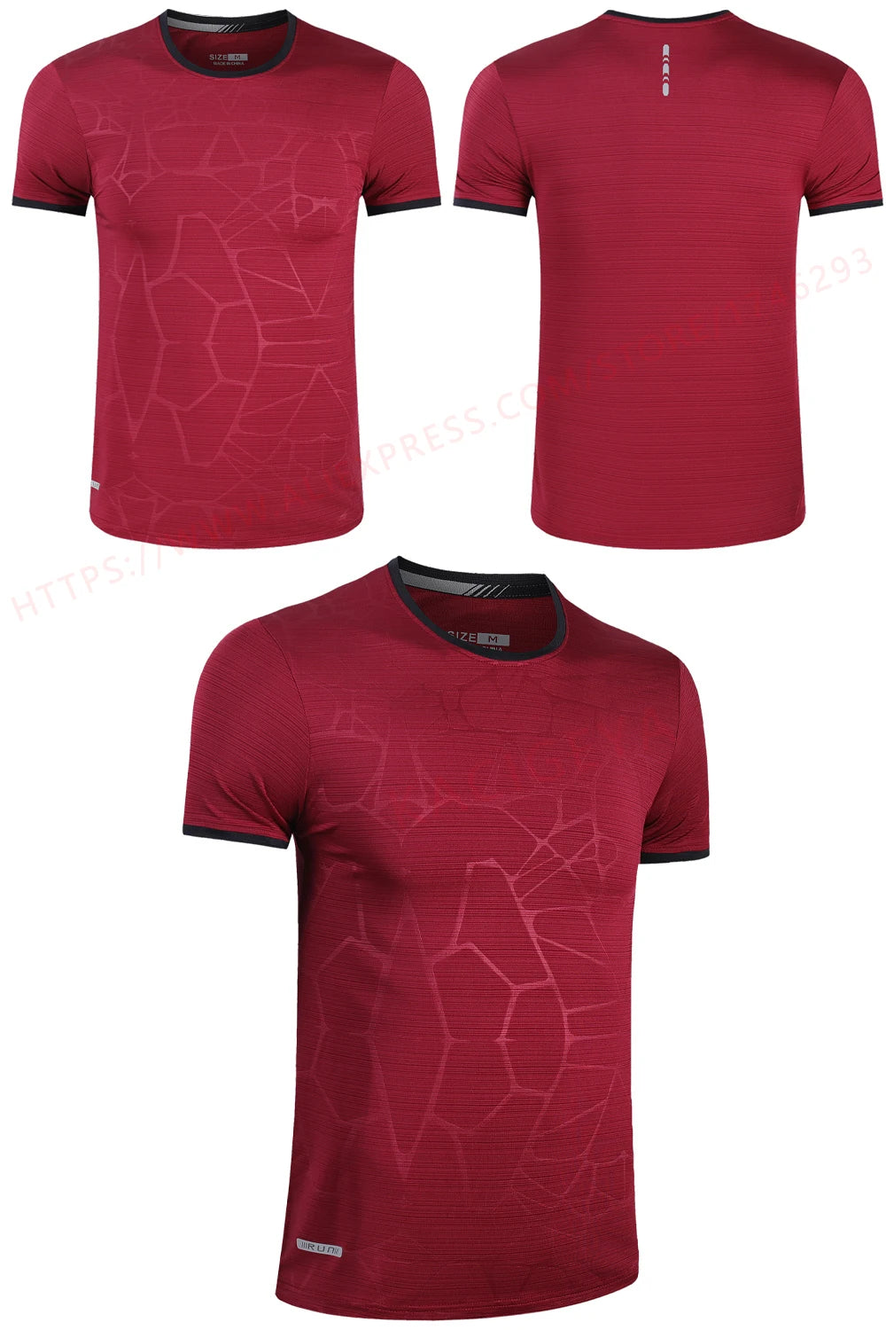 Breathable Print Shirts Running Sport Fashion Training Gym Lightweight Workout Quick Dry Short Sleeve Tops The Clothing Company Sydney
