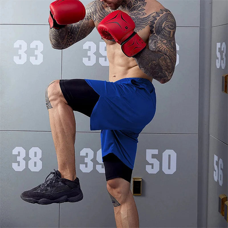 Men’s Multi-Pocket Workout Shorts – Lined Fitness, Running & Beachwear Shorts The Clothing Company Sydney