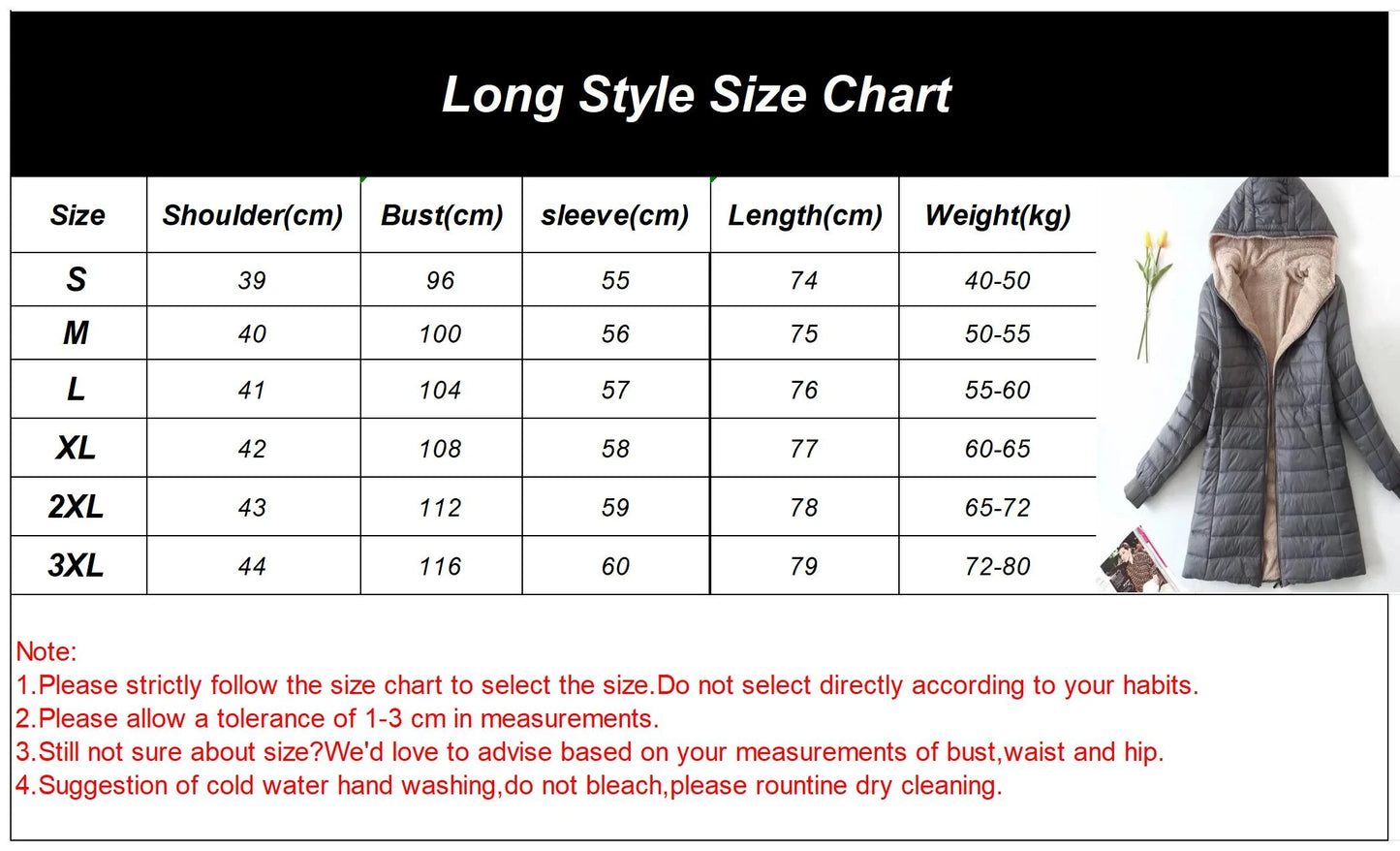 Women's Jacket Winter Mid Length Hooded Fit Plus Fleece Cotton Padded Coat Warm Lamb Fleece Parkas Winter Jackets - The Clothing Company Sydney