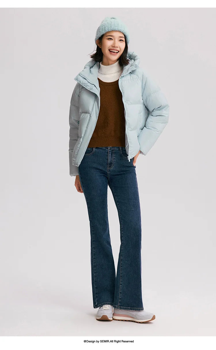 Women's Hooded Puffer Down Jacket The Clothing Company Sydney