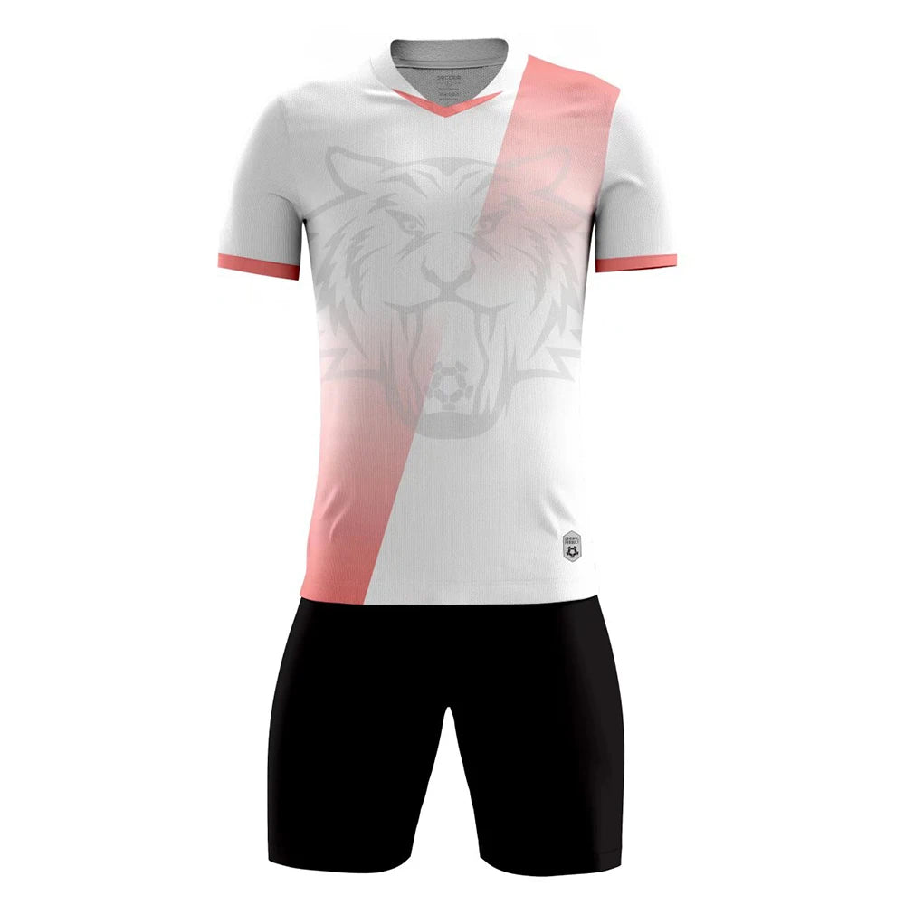 Men's Women's Kids Football Jersey Shorts Set Custom Soccer Uniform Outfit Kids School Team Training Kit The Clothing Company Sydney