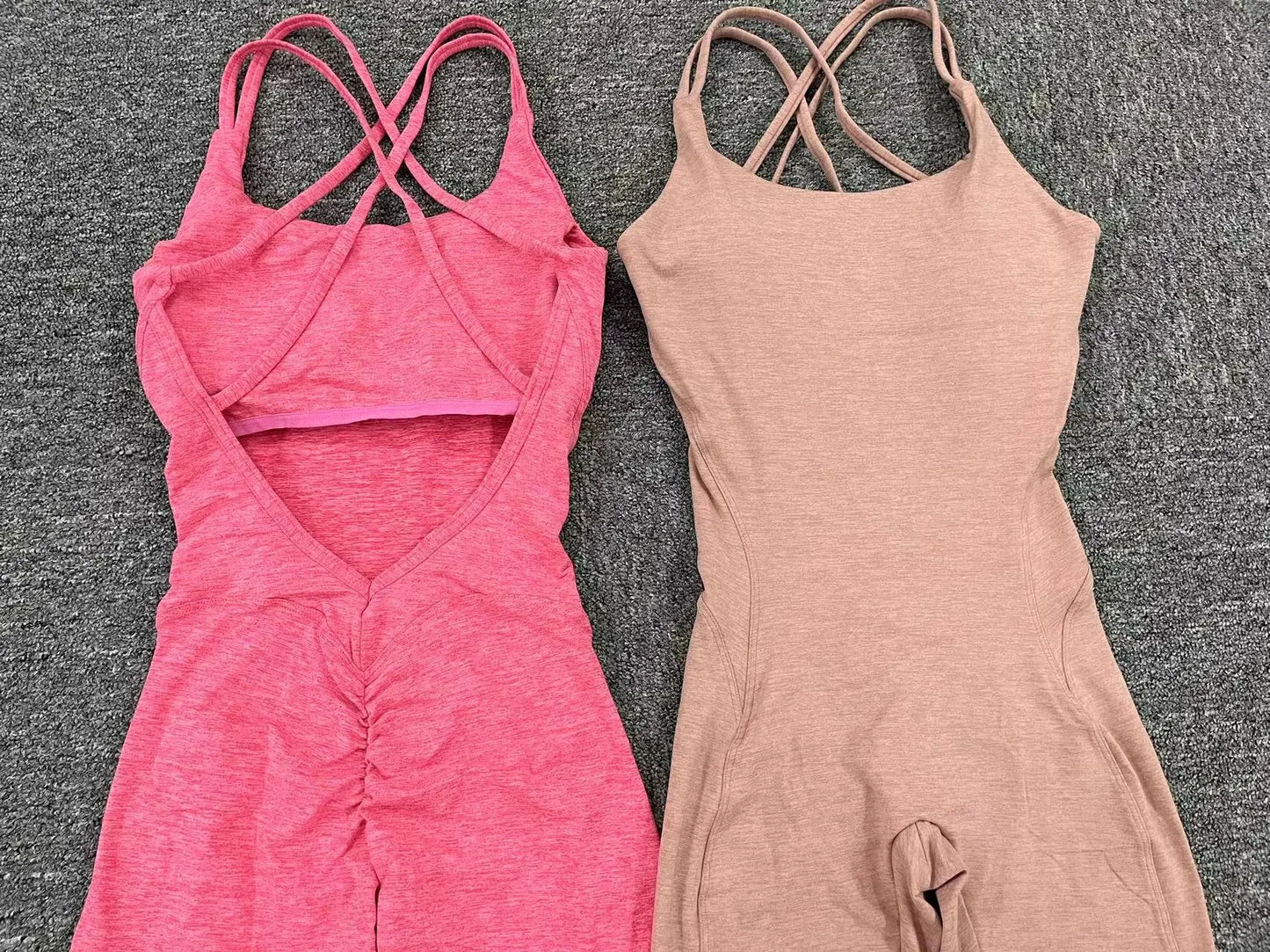 One Piece Backless Bodycon Scrunch Jumpsuit Women Dance Fitness Overalls Push Up Sleeveless Yoga Sport Jump Suit The Clothing Company Sydney