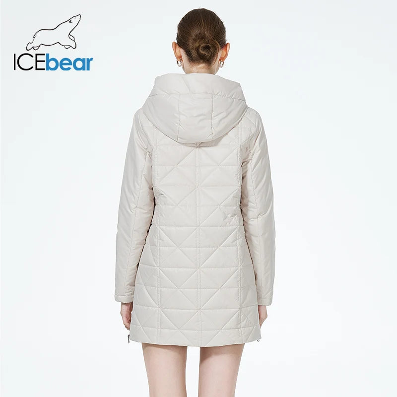 Women's Padded Coat Autumn Mid-Length Loose Parka Light Cotton Quilted Jacket - The Clothing Company Sydney