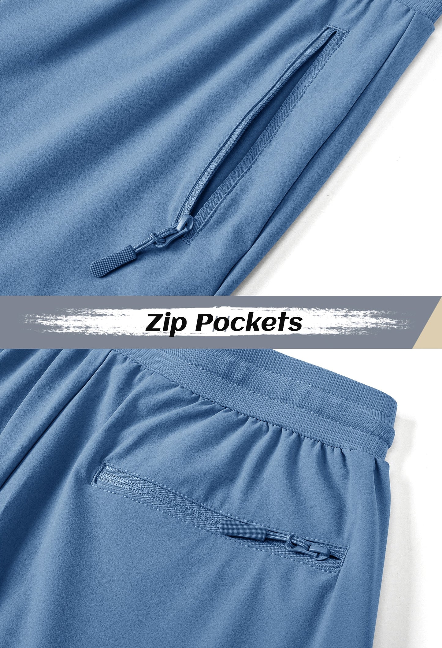 Quick Dry Hiking Pants Women's Casual Long Pants Elastic Waist Zipper Pocket Athletic Trousers Running Workout Bottoms The Clothing Company Sydney