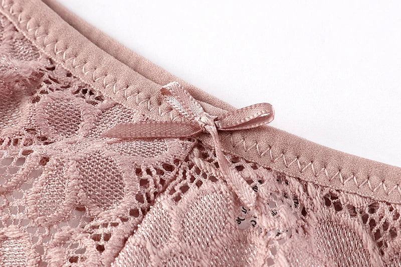 Lace Thong Women's Lace Low Waist Panties Transparent Underwear Ladies Briefs Panty Underwear Lingerie - The Clothing Company Sydney