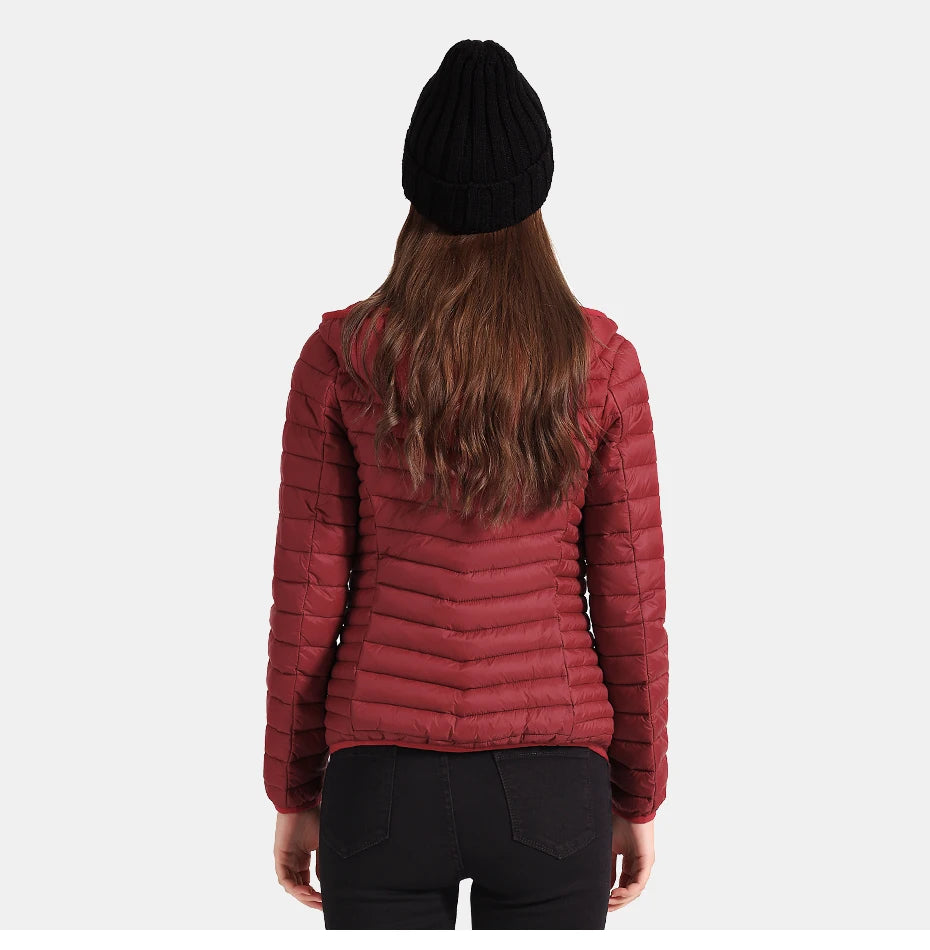 Winter Parka Ultralight Padded Puffer Jacket For Women's Coat With Hood Outdoor Warm Lightweight Outwear With Storage Bag The Clothing Company Sydney