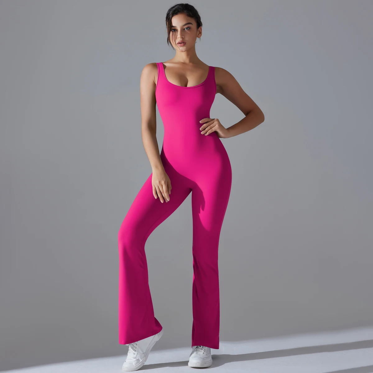 V Back Jumpsuit Gym Set Women Training Yoga Suit Sportswear Sports Fitness Rompers Stretch Workout Bodysuits The Clothing Company Sydney