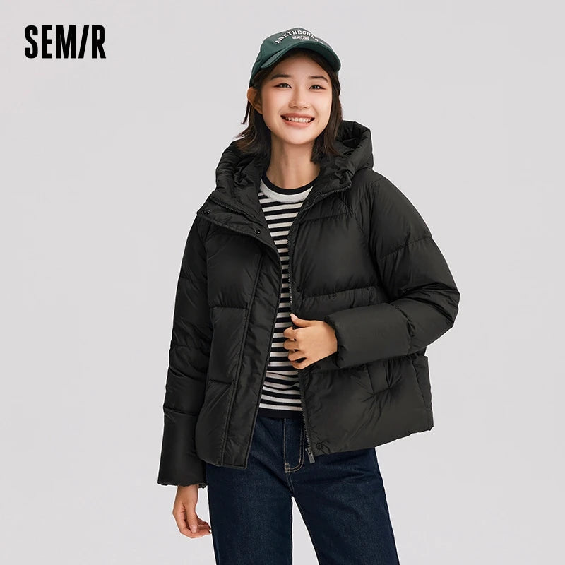 Women's Hooded Puffer Down Jacket The Clothing Company Sydney