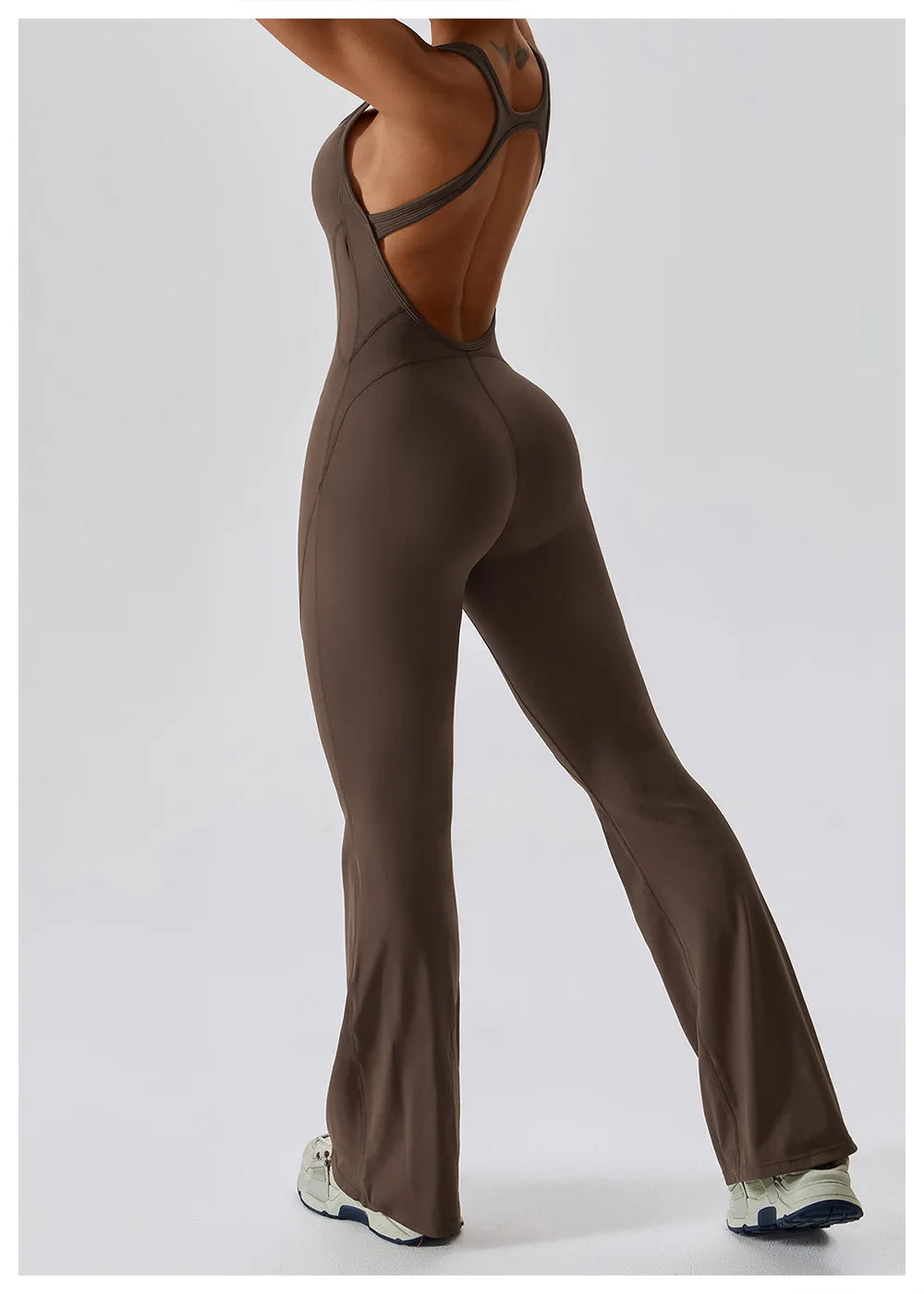 One Piece Yoga Jumpsuit Outfit Fitness Bodysuit Workout Clothes Sportwear Women's Buttock lifting Set Activewear The Clothing Company Sydney