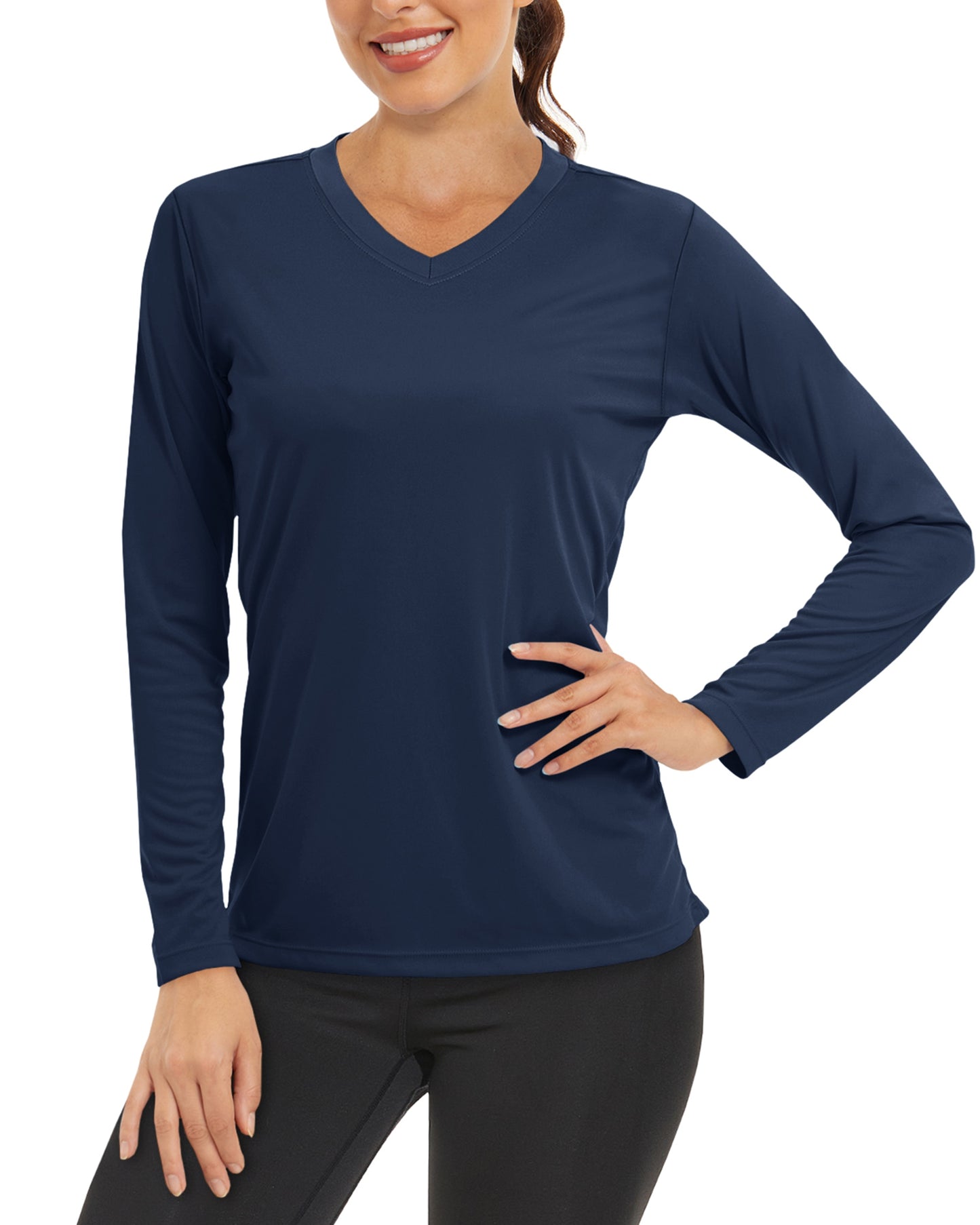 Summer Sun Protection Shirts UPF 50+ Womens Long Sleeve V Neck Shirts Lightweight Quick Dry Tee Shirts Outdoor Pullover The Clothing Company Sydney