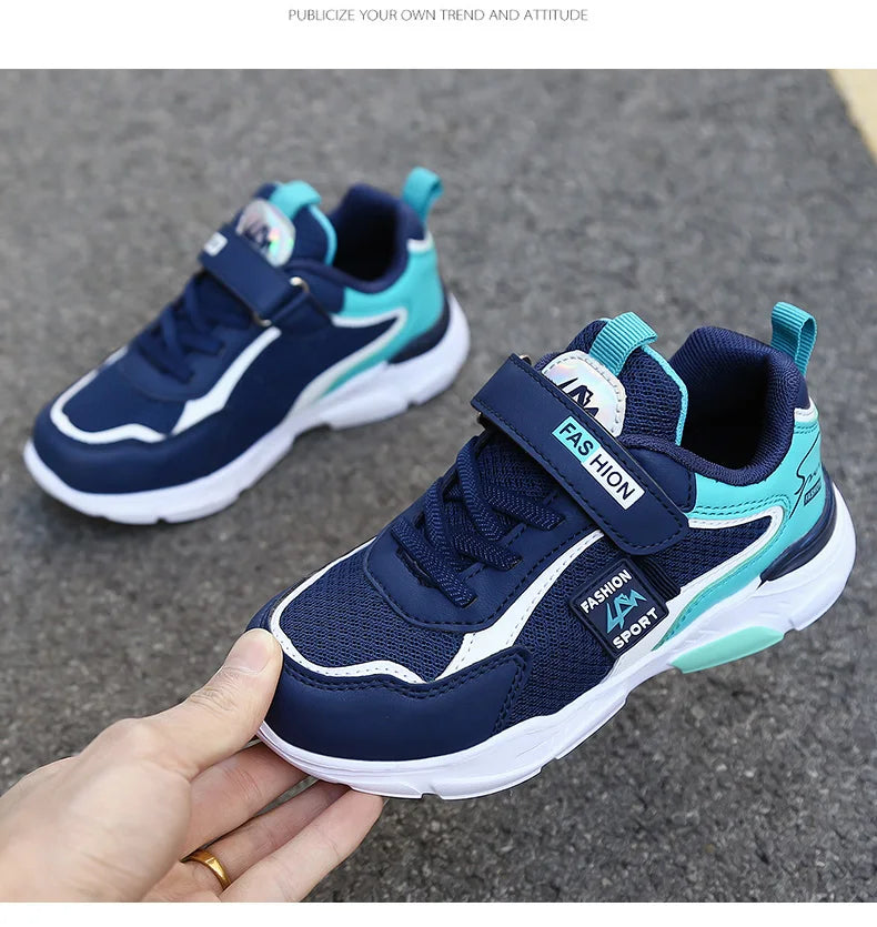 Kids’ Breathable Summer Sneakers – Hook & Loop Mesh Running Shoes for Boys & Girls The Clothing Company Sydney
