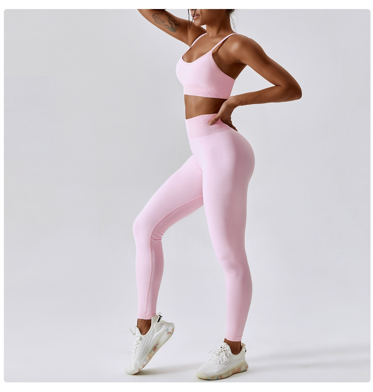 Seamless Athletic Wear Women Yoga Set 2 Piece Workout Tracksuit Sport Bra Gym Suits Fitness High Waist Running Leggings Sports Sets The Clothing Company Sydney