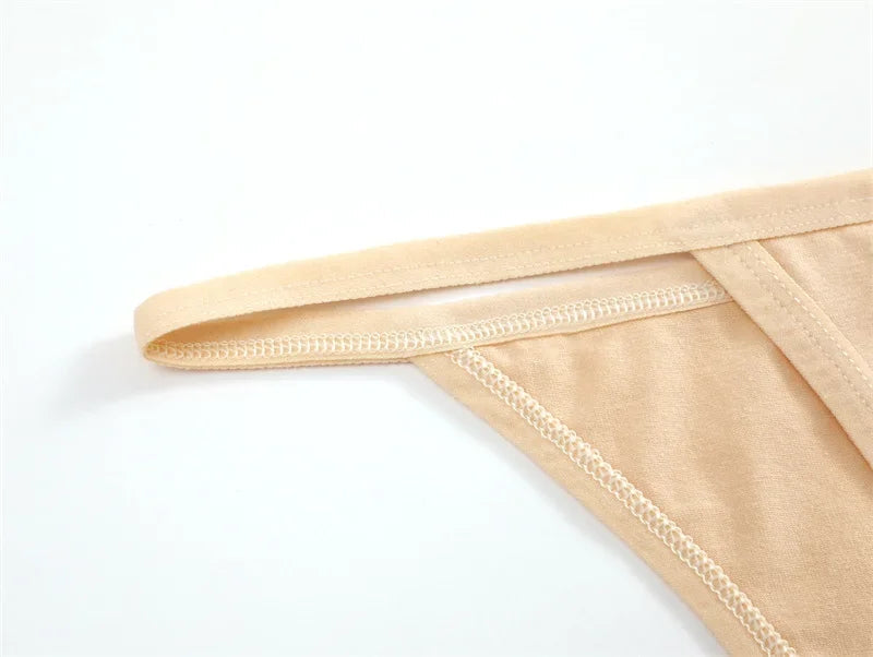 5 Pack Women's Cotton Panties Underwear Low Waist G-String Thongs Breathable Lingerie Set The Clothing Company Sydney