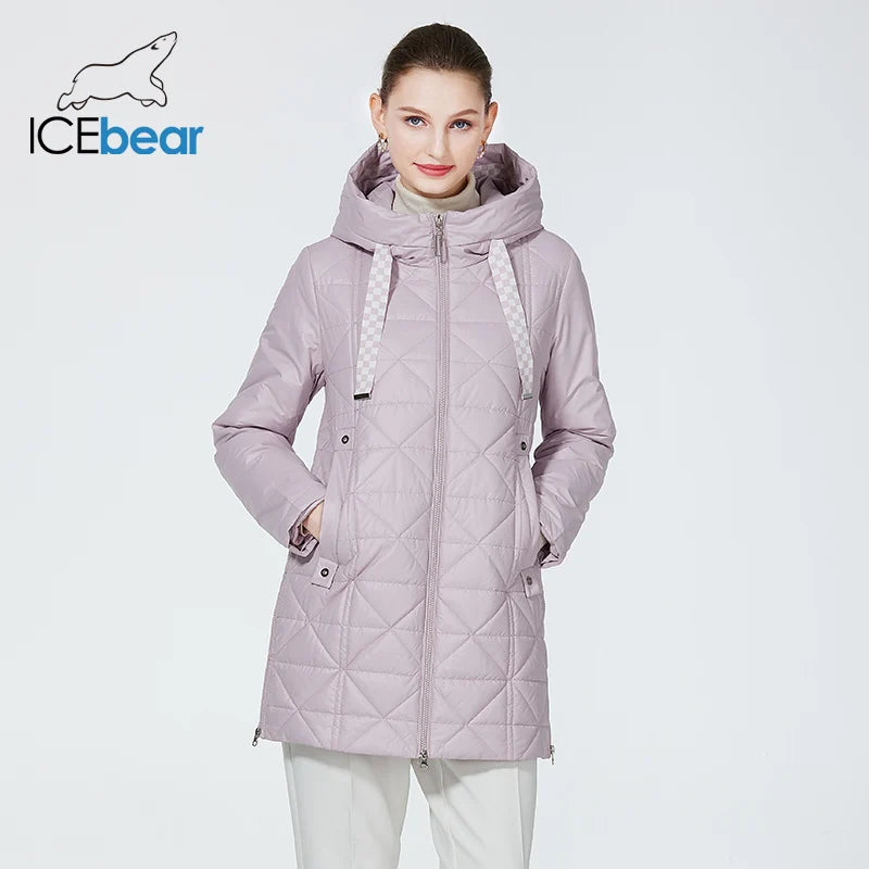 Women's Padded Coat Autumn Mid-Length Loose Parka Light Cotton Quilted Jacket - The Clothing Company Sydney