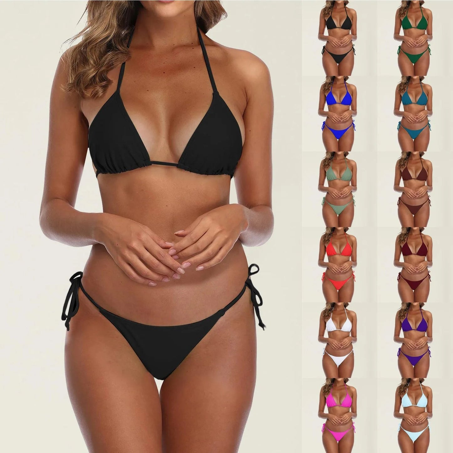 2 Piece Bikini Swimsuit Brazilian Pink Bikini Bather Bathing Suit For Women Triangle Top Thongs Swimsuits The Clothing Company Sydney