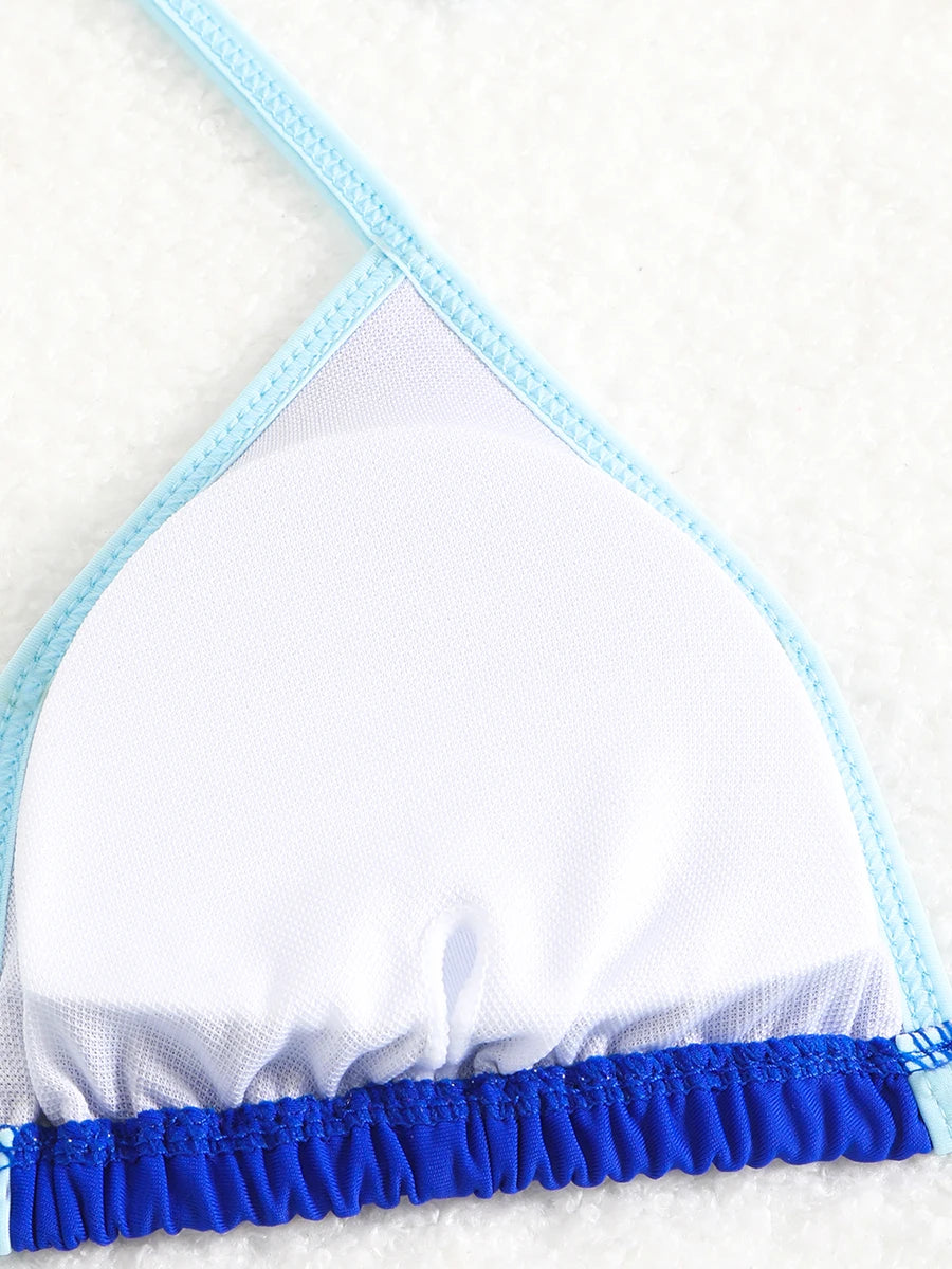 2 Piece Triangle Halter Bikini Swimsuit Women String Swimwear Bathers Bathing Swimming Swim Suit Beachwear The Clothing Company Sydney