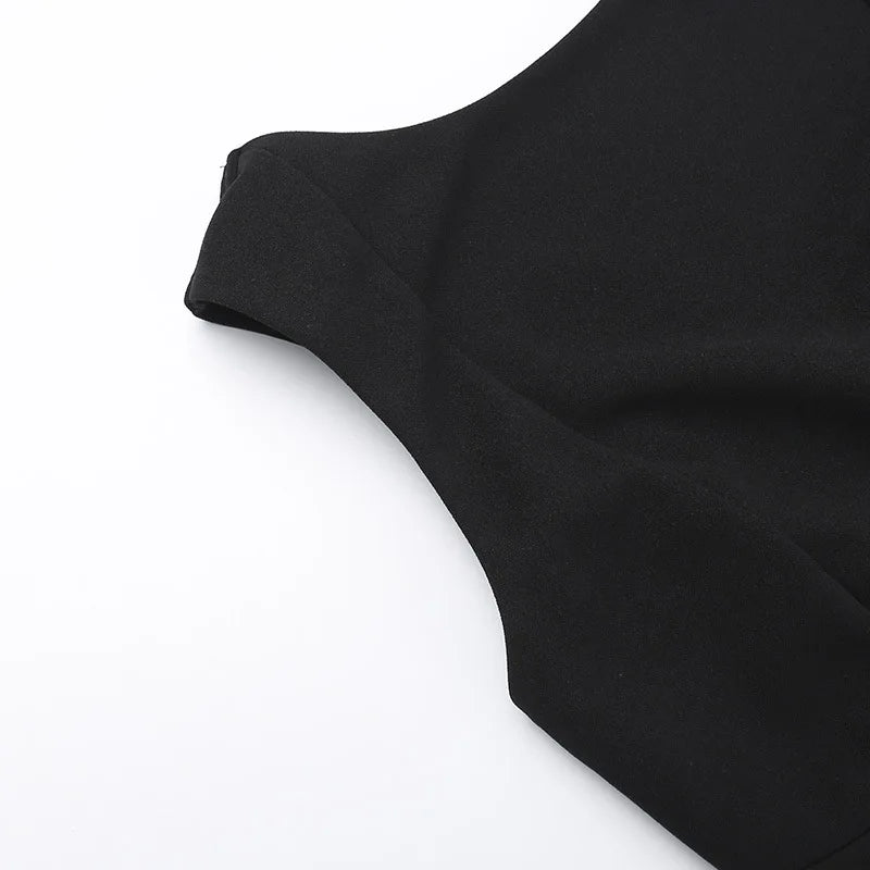 White Backless Patchwork Fashion Summer Elegant Party Mini Dress - The Clothing Company Sydney