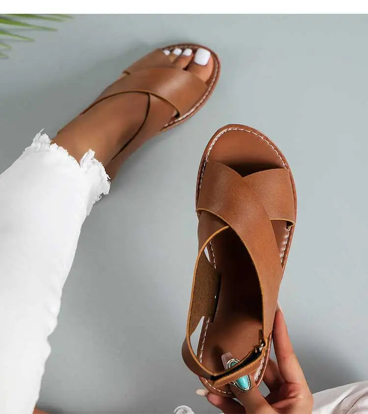 Women's Flat Heel Beach Sandals The Clothing Company Sydney