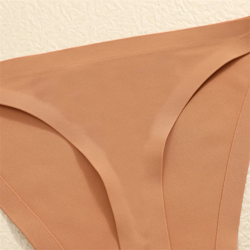 3 Pack Women Seamless Thongs Low Waist Bikini Panties Female Underpants T-back Underwear - The Clothing Company Sydney