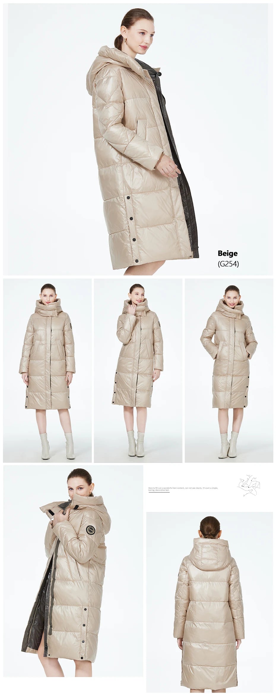 Women's Hooded Warm Puffer Jackets Quilted Coat The Clothing Company Sydney
