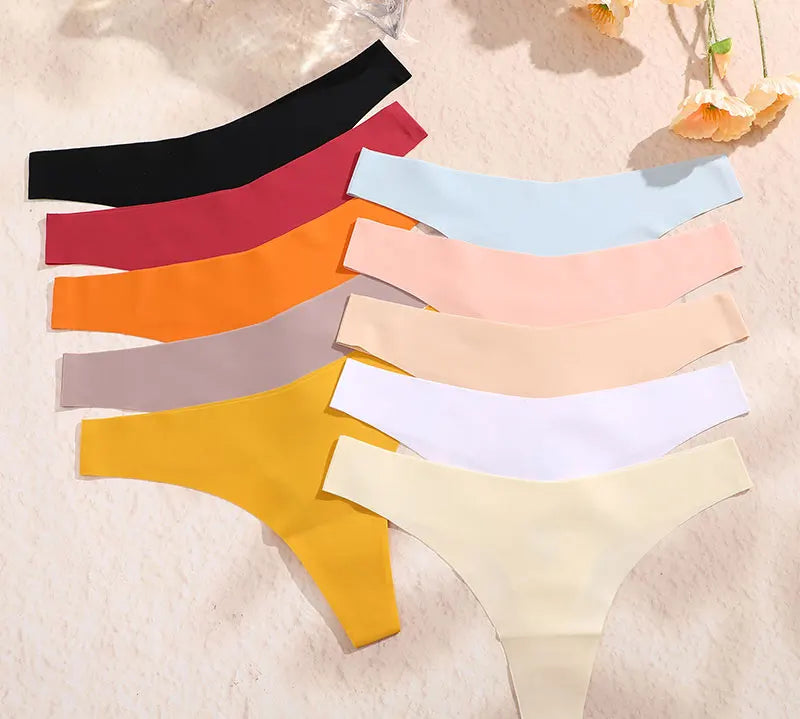 3 Pack G-String Underwear Female T-back Intimates Lingerie Seamless Low Waist Underpants Briefs The Clothing Company Sydney