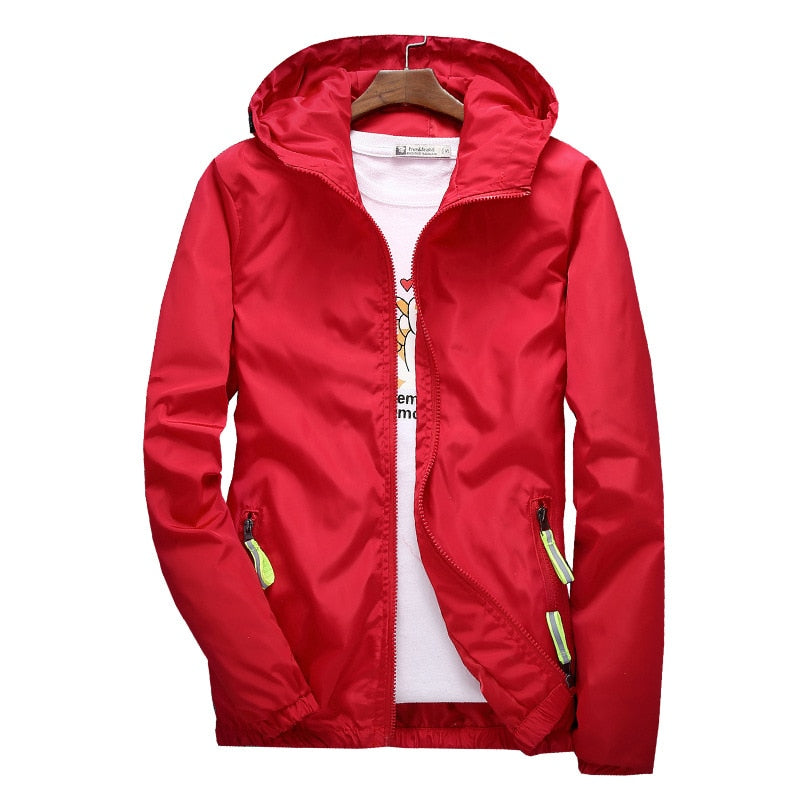 Jacket Men's Large Size Summer Bomber Spring Windbreaker cloth Streetwear Coat Hood 2022 Fashion Male Clothing 7XL Plus Size 6XL The Clothing Company Sydney