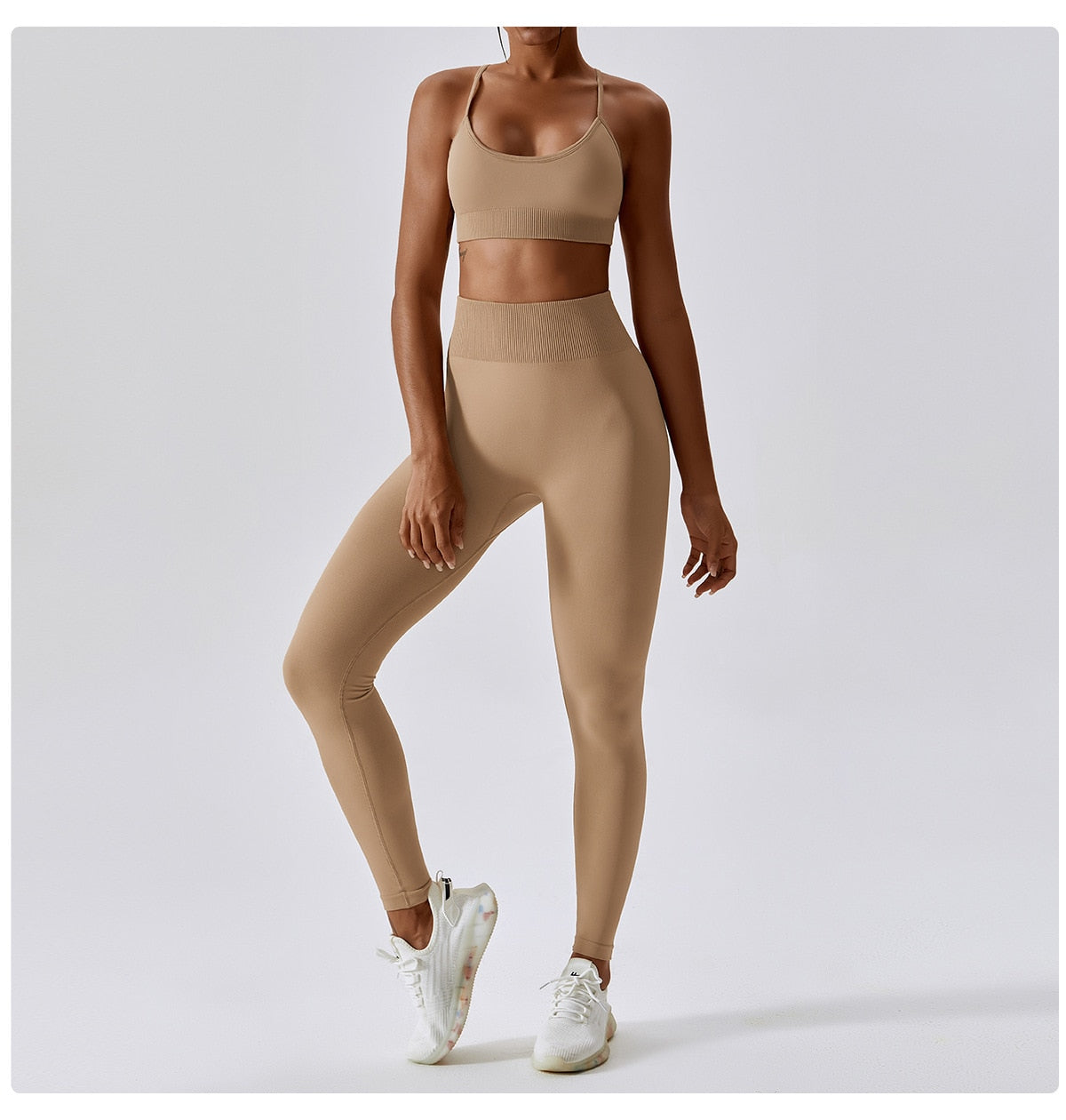 Seamless Athletic Wear Women Yoga Set 2 Piece Workout Tracksuit Sport Bra Gym Suits Fitness High Waist Running Leggings Sports Sets The Clothing Company Sydney