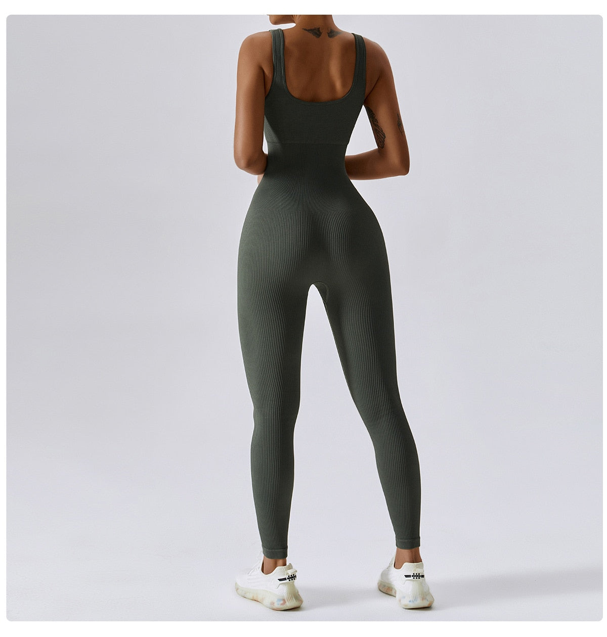 Spring Seamless One-Piece Yoga Clothes Sportswear Women's Gym Push Up Workout Clothes Fitness Sports Stretch Bodysuit Yoga Suit The Clothing Company Sydney