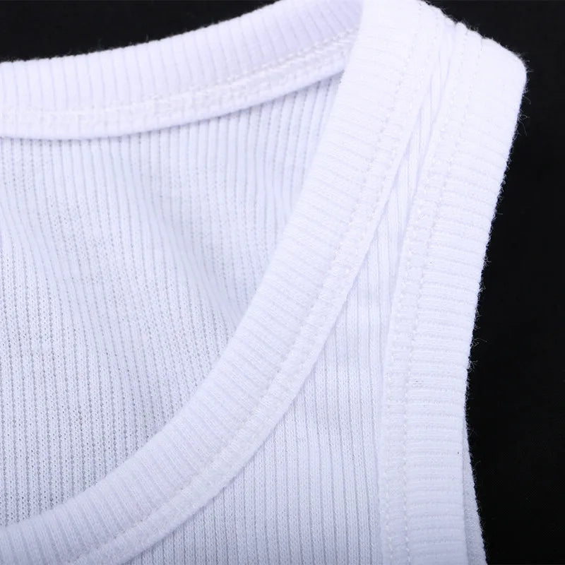 Rib Knit Green Women's Tank Top Summer Casual Basic Skinny Vest Sleeveless White Off Shoulder Y2K Crop Top The Clothing Company Sydney