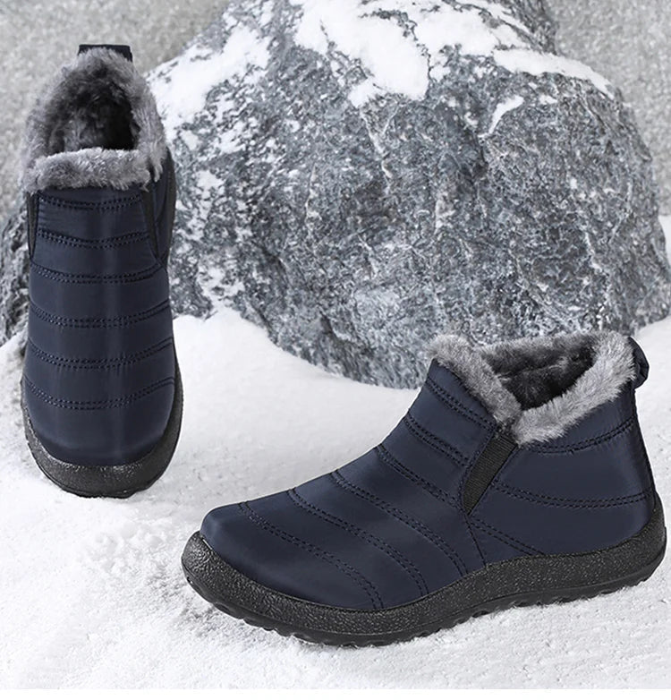 Men's Winter Snow Slip On Anke High Boots The Clothing Company Sydney