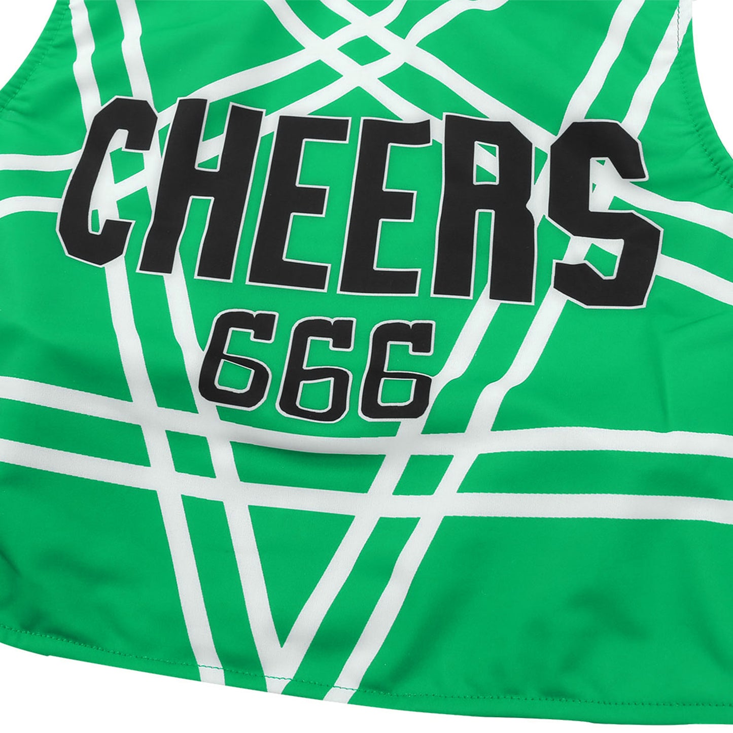 Women's Cheerleading Uniform Set Sleeveless Crop Top with Mini Pleated Skirt Cosplay Sports Stage Outfits - The Clothing Company Sydney