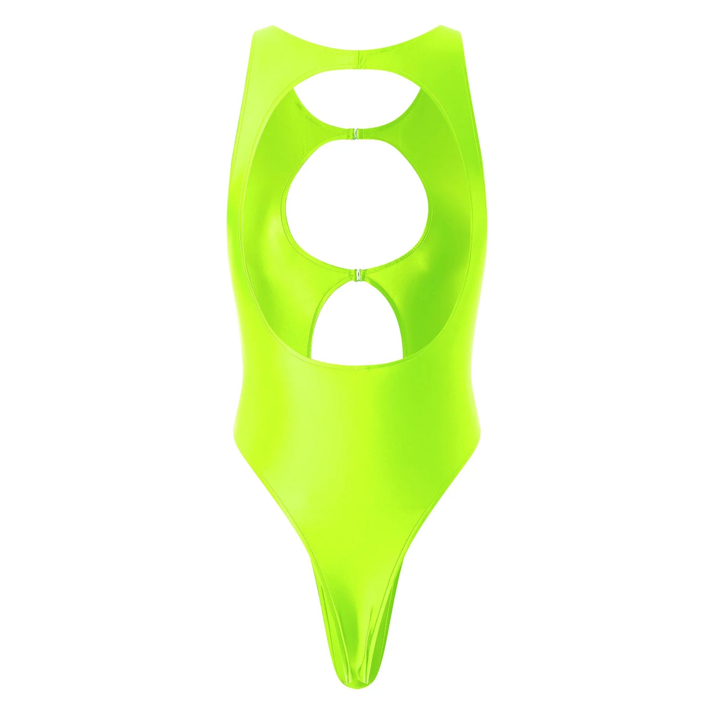 One Piece Womens Bodysuit High Cut Tight Monokini Summer Swimsuit Party Romper Swimwear - The Clothing Company Sydney