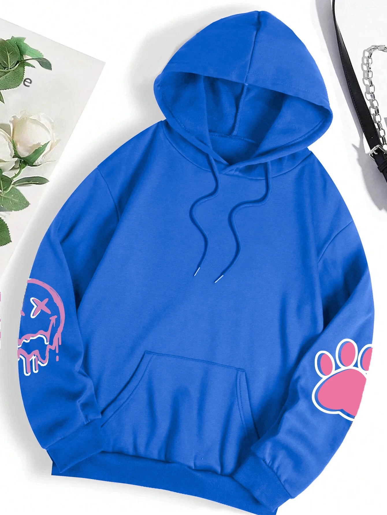 Hip Hop Street Casual Printed Female Hoodie Oversize Loose Sweatshirts Autumn Warm Fleece Clothing Top - The Clothing Company Sydney