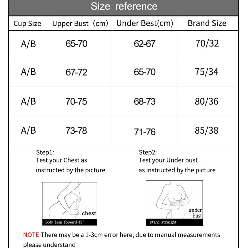 Seamless Bras for Women's Push Up Bras No Wire Brassiere A B Cup Underwear Bralette Three Quarters(3/4 Cup)  Lingerie The Clothing Company Sydney