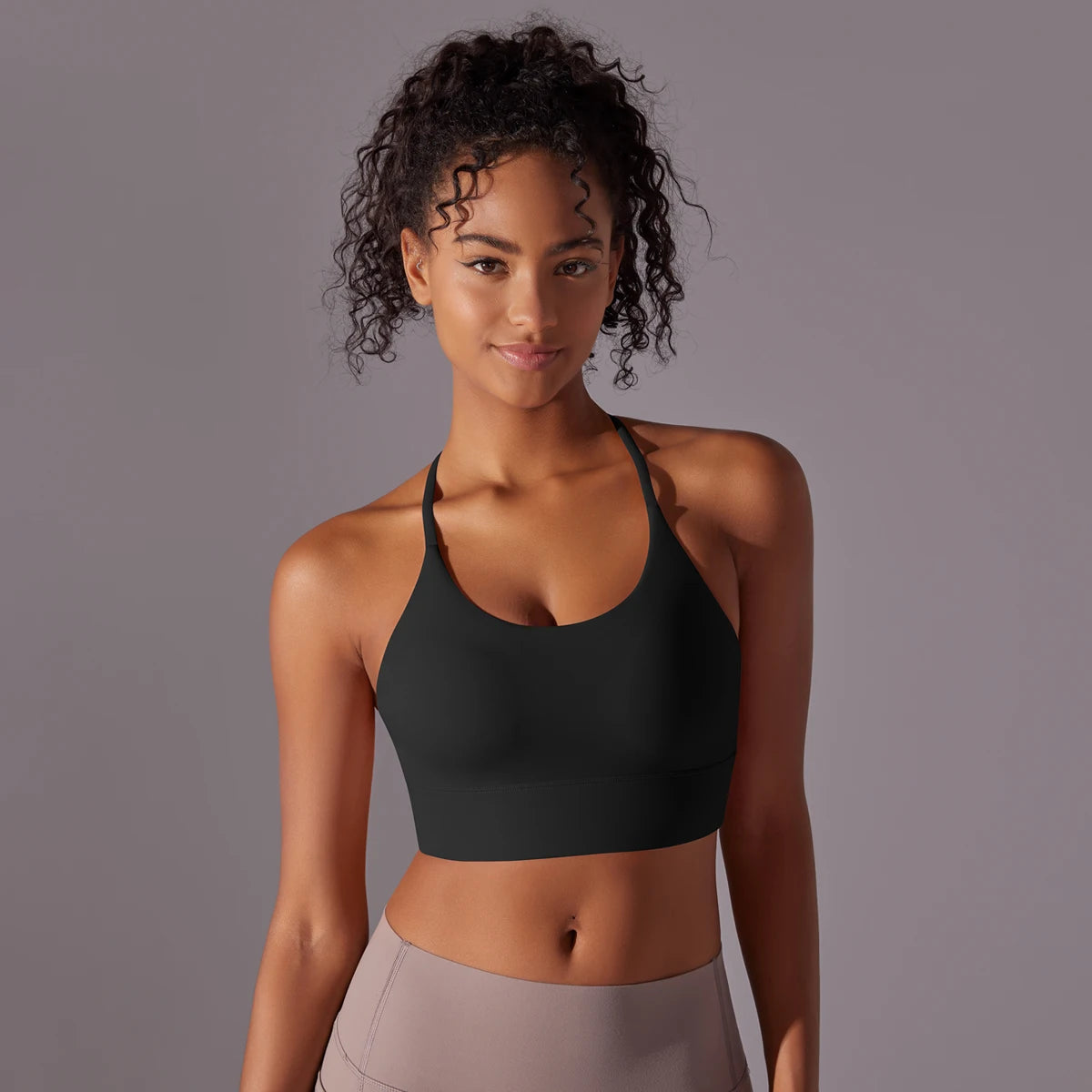 Sports Bra Soft Backless Women Fitness Bra Tights Yoga Vest High Strength Shockproof Gym Sports Top Push Up With Chest Pad - The Clothing Company Sydney